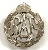 Royal Air Force handmade RAF badge made from a silver florin coin