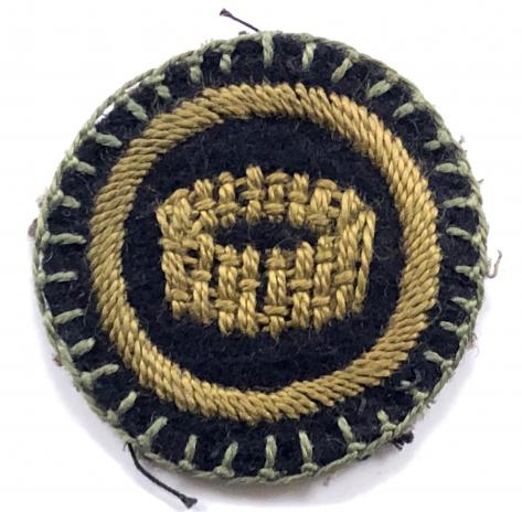 Girl Guides basket maker proficiency badge circa 1920's