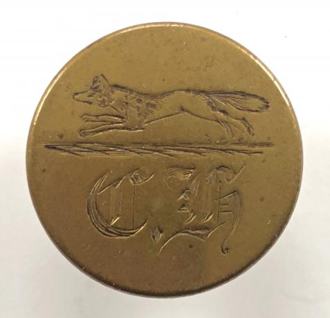 Cleveland Hunt fox hunting coat button