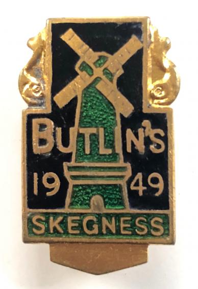 Butlins 1949 Skegness holiday camp windmill badge