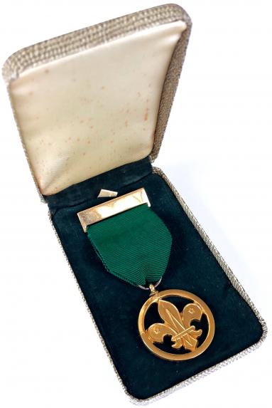 Boy Scouts Medal of Merit 5th issue housed in original case