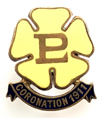 Primrose League associates coronation 1911 badge