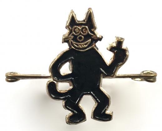Felix the Cat cartoon character Pathe Film Company promotional badge