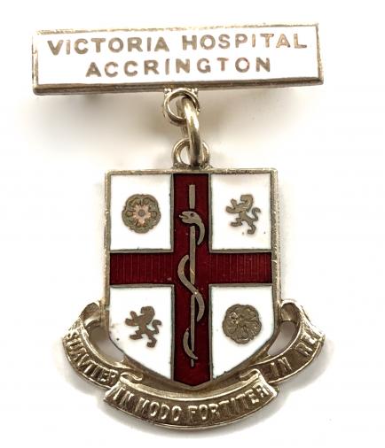 Victoria Hospital Accrington nurses qualification badge