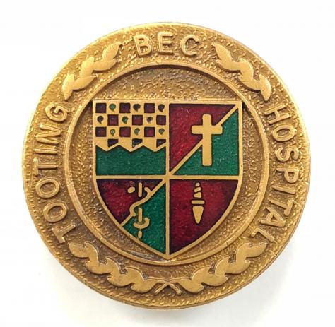 Tooting Bec Hospital London nurses qualification badge