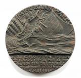 RMS Lusitania Cunard Line commemorative medal