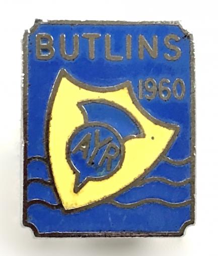 Butlins 1960 Ayr holiday camp Scottish thistle badge