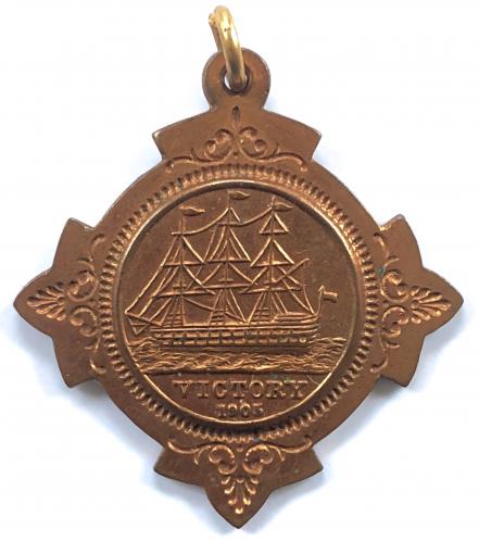 British & Foreign Sailors Society copper medal from Nelsons ship