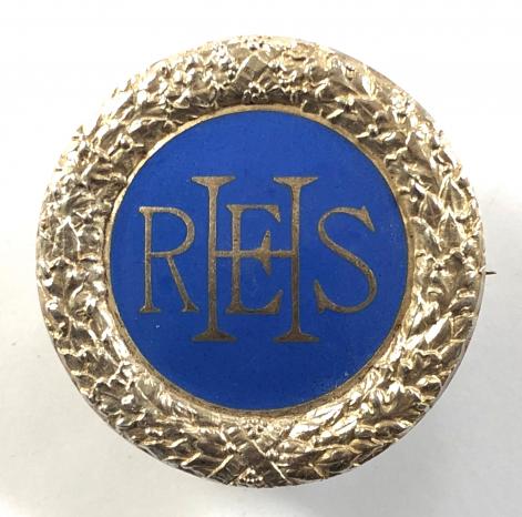 Royal East Sussex Hospital RESH 1920's nurses badge Hastings