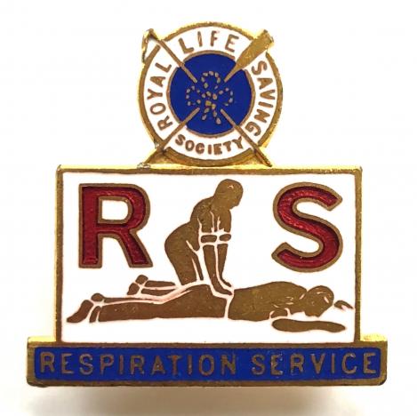 Royal Life Saving Society RLSS Respiration Service Corps badge