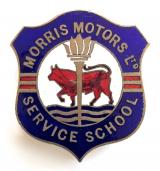 Morris Motors Ltd Service School  lapel badge Cowley Oxford circa 1930's