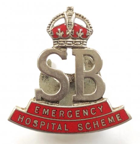 WW2 Stretcher Bearer Emergency Hospital Scheme badge