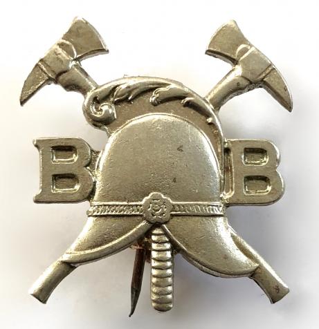WW2 Boys Brigade firemans proficiency non fretted wartime badge