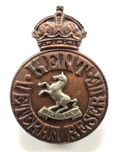 Veteran Reserve Kent home front badge