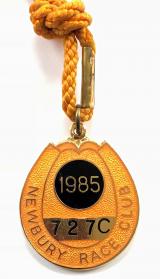 Newbury horse racing club 1963 membership badge