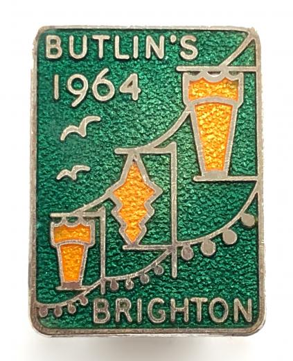 Butlins 1964 Brighton holiday camp illuminations badge