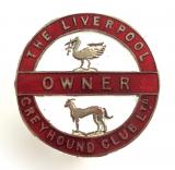 The Liverpool Greyhound Club Ltd Owner badge Breck Park Stadium