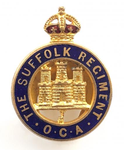 The Suffolk Regiment Old Comrades Association OCA lapel badge