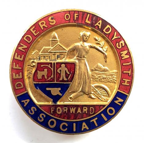 Boer War Defenders of Ladysmith association badge