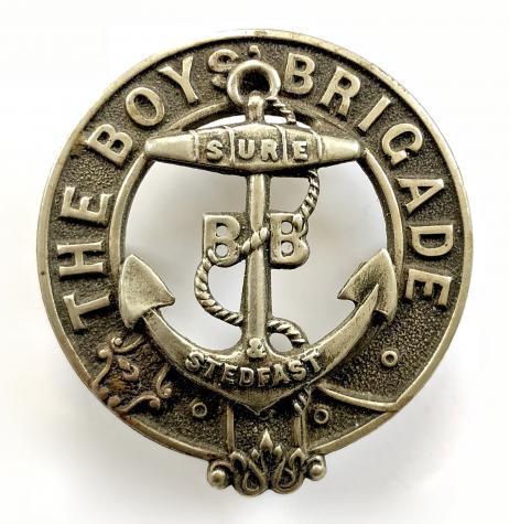 Boys Brigade officers cap badge circa 1886 to 1926