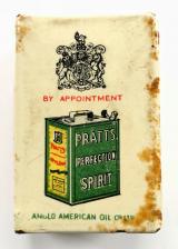 Anglo American Oil Co. Pratt's Motor Spirit promotional matchbox cover
