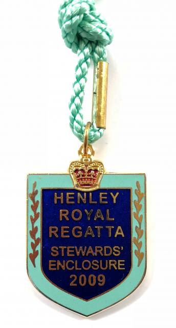 2009 Henley Royal Regatta stewards enclosure badge