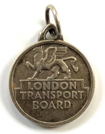 London Transport Board senior staff free road and rail travel pass badge