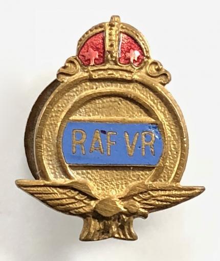 Royal Air Force Volunteer Reserve RAFVR enamel lapel badge