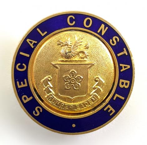 WW1 Leicester City Special Constable police reserve badge