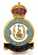 RAF No 19 Battle of Britain squadron Royal Air Force badge