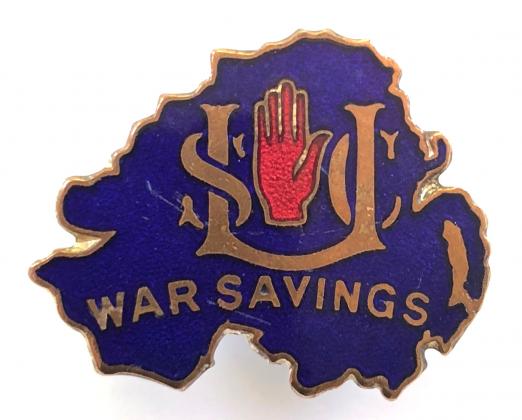 Ulster Savings Committee collectors fundraising badge Northern Ireland