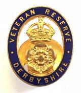 Veteran Reserve Derbyshire home front badge