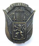 WW2 Free Czechoslovak Army 2 PESI PLUK 1940 badge by Miller