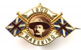 Boer War 1900 Baden Powell Relief of Mafeking Union Flag patriotic badge