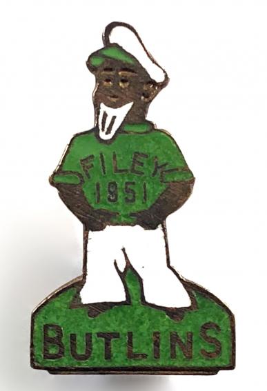 Butlins 1951 Filey holiday camp sailor man badge