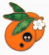 Robertsons pre war Golly orange fruit advertising badge Regd 768645