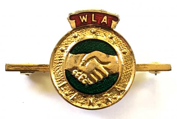 WLA Land Army National Reunion Association badge circa 1969