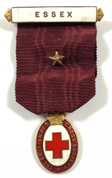 British Red Cross Society ESSEX County Honorary Vice President medal
