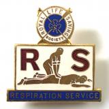 Royal Life Saving Society RLSS Respiration Service Corps badge