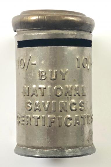 Buy National Savings Certificates 6d coin 10/- money box