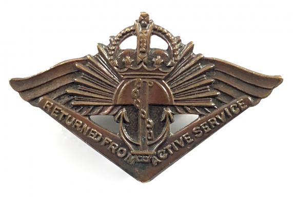 Issued By Department Of Defence Returned From Active Service. In Empire - Foto 7