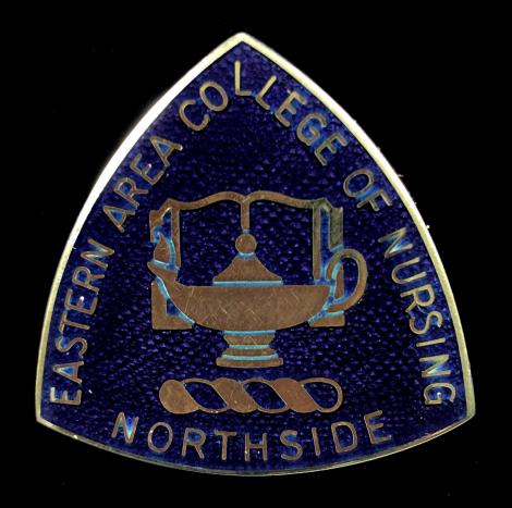 Eastern Area College of Nursing Northside silver nurses badge Belfast Northern Ireland