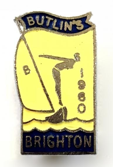 Butlins 1960 Brighton holiday camp yacht and diver badge