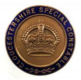 Gloucestershire Special Constable police reserve badge