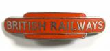 British Railways North Eastern Region totem style cap badge J.Pinches