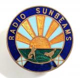 BBC Radio Sunbeams childrens hour club membership badge