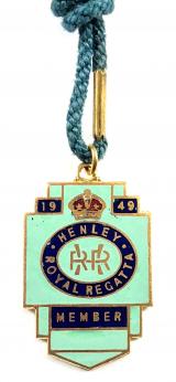 1949 Henley Royal Regatta stewards enclosure badge