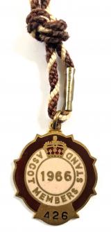 1966 Ascot Members Stand horse racing club badge