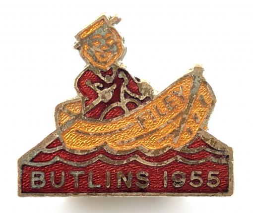 Butlins 1955 Filey holiday camp badge