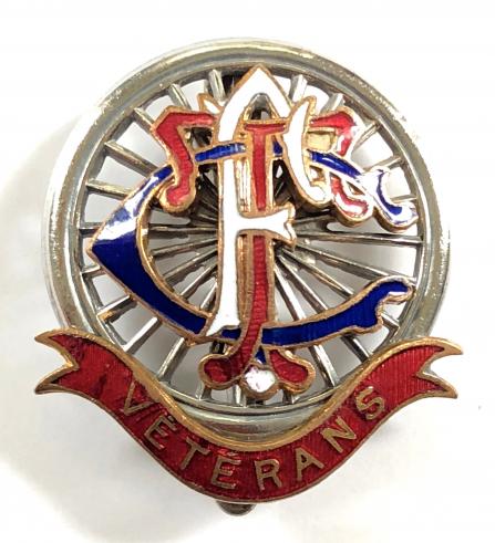 Touring Club of France Cyclist Club VETERANS membership badge